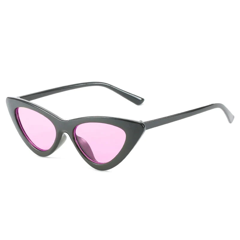 Lunettes de soleil carrées en gelée rose avec protection UV400