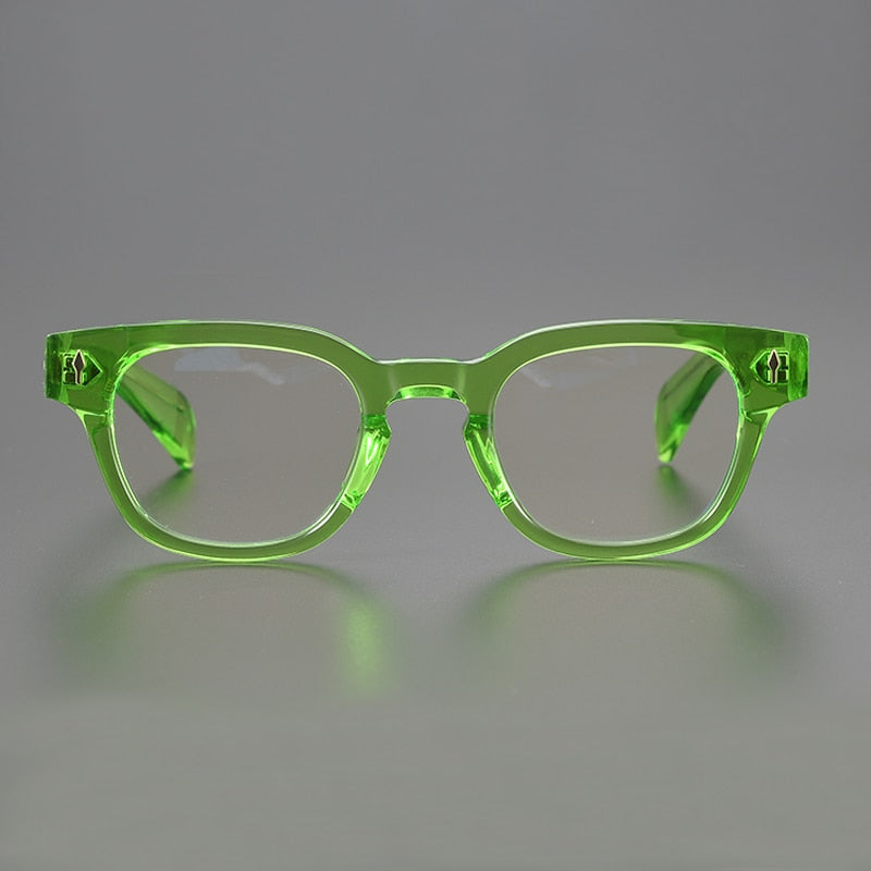 Eckige Vintage-Brillenfassung aus Acetat „Jasper“ 