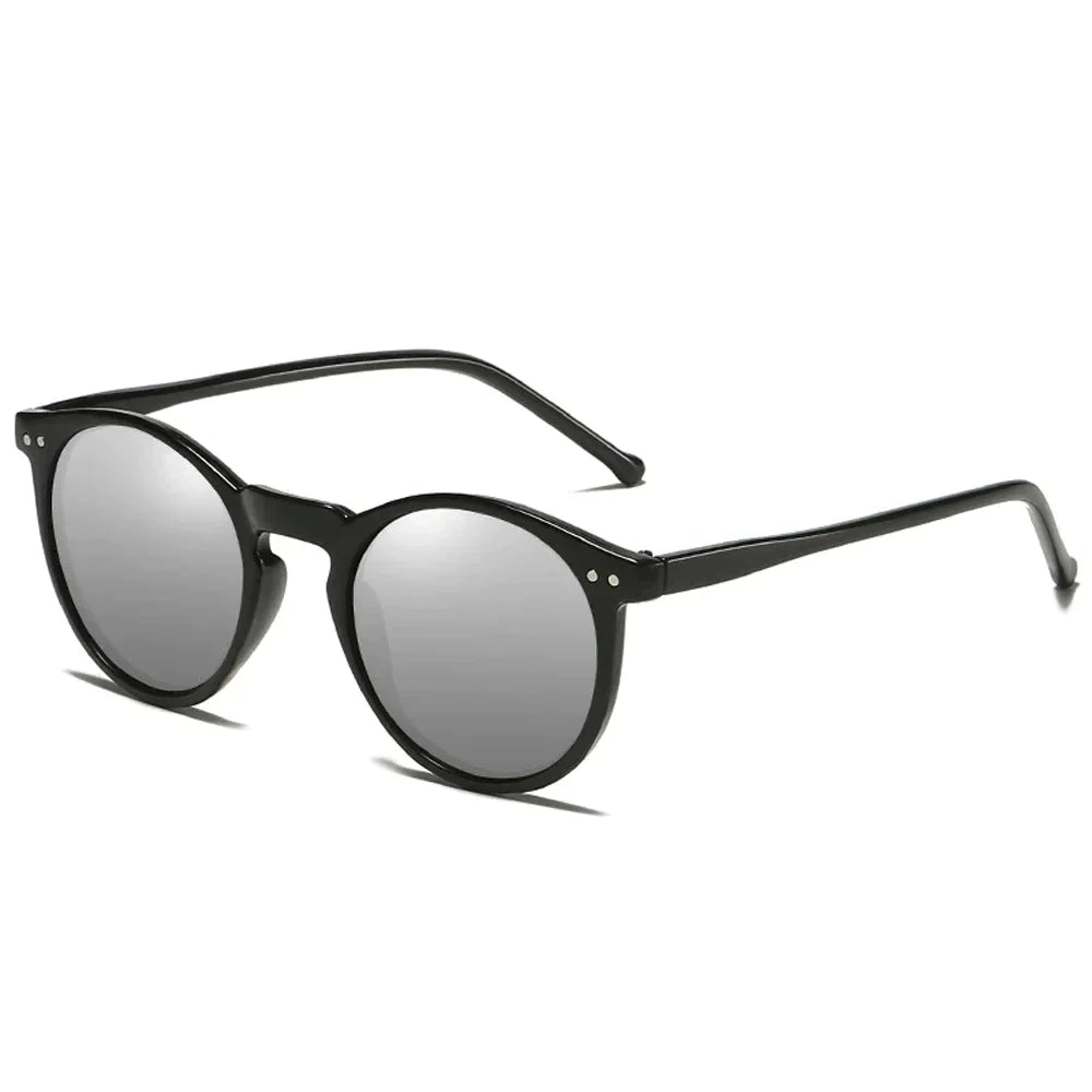 Runde Sonnenbrille im Retro-Look, polarisiert, Unisex, UV400