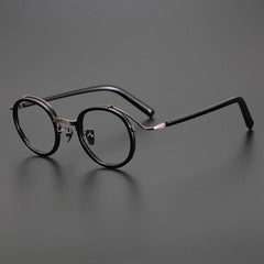 Hank Vintage Acetat runder Brillenrahmen