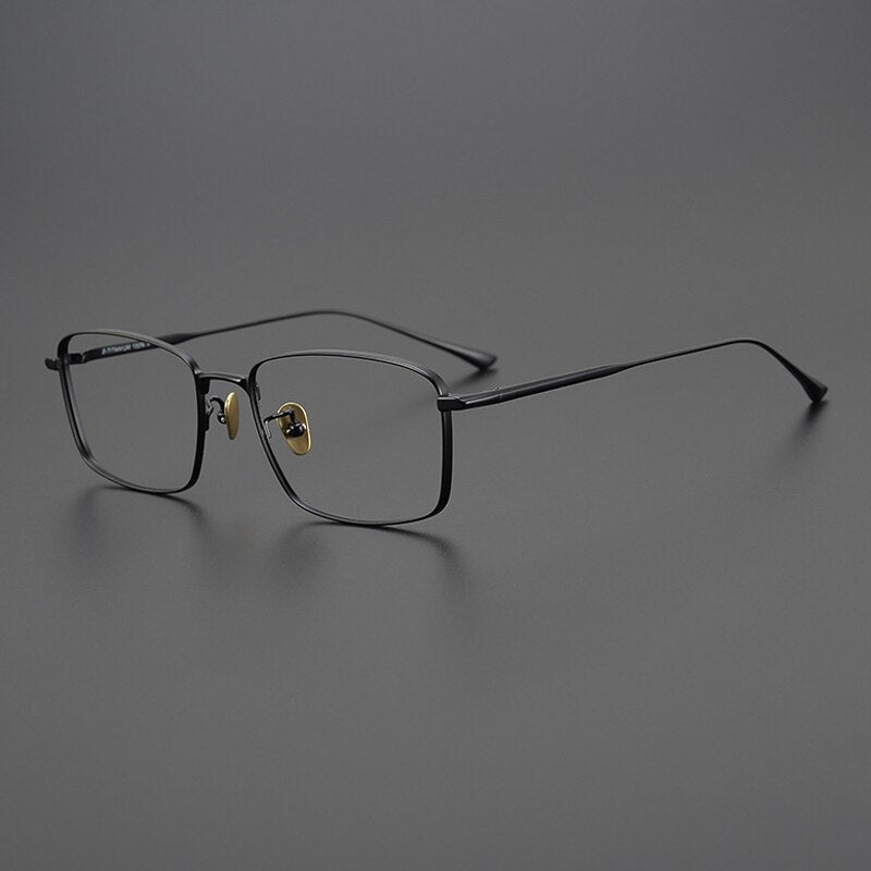 Arale Vintage Titanium Square Glasses Frame