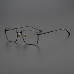 Arale Vintage Titanium Square Glasses Frame