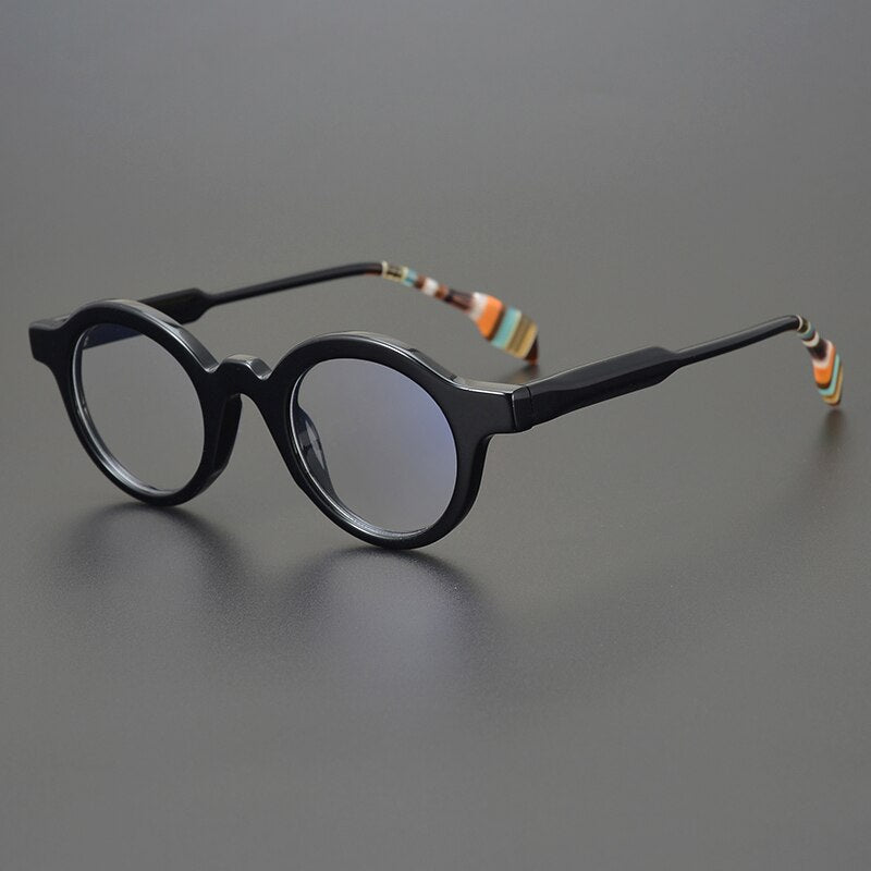 Rundes Vintage-Brillengestell aus Acetat „Giggs“