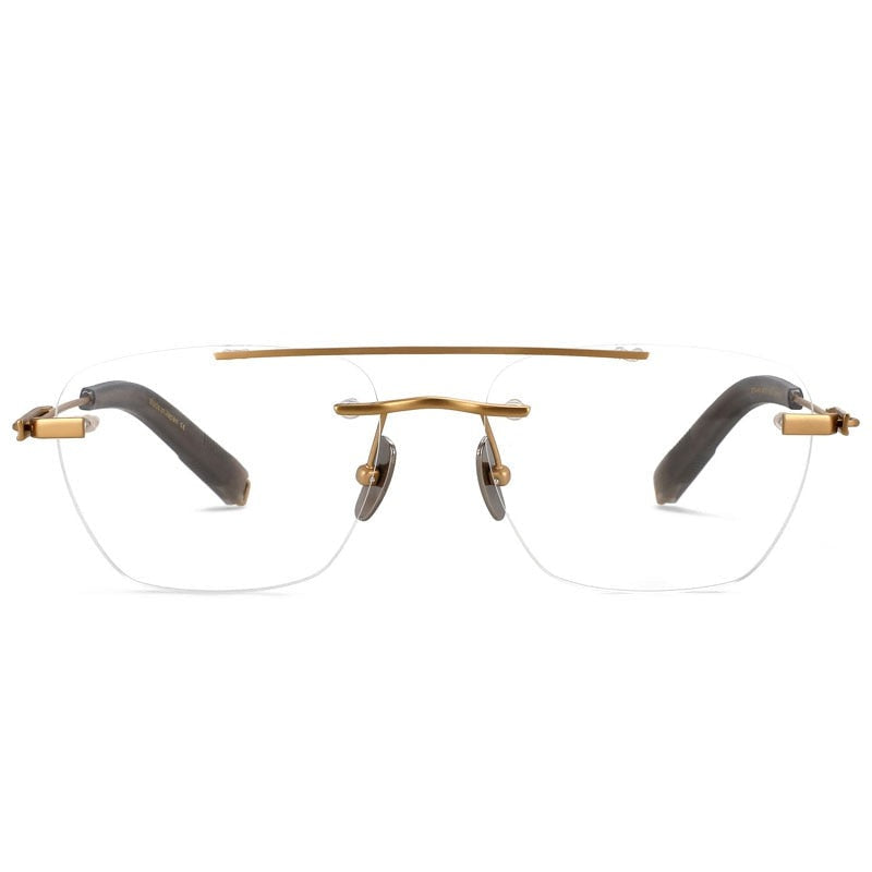 Nouvelle monture de lunettes Vunes sans cadre en titane pur ultra léger 