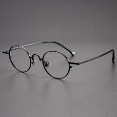 Montures de lunettes rondes vintage en titane Briar