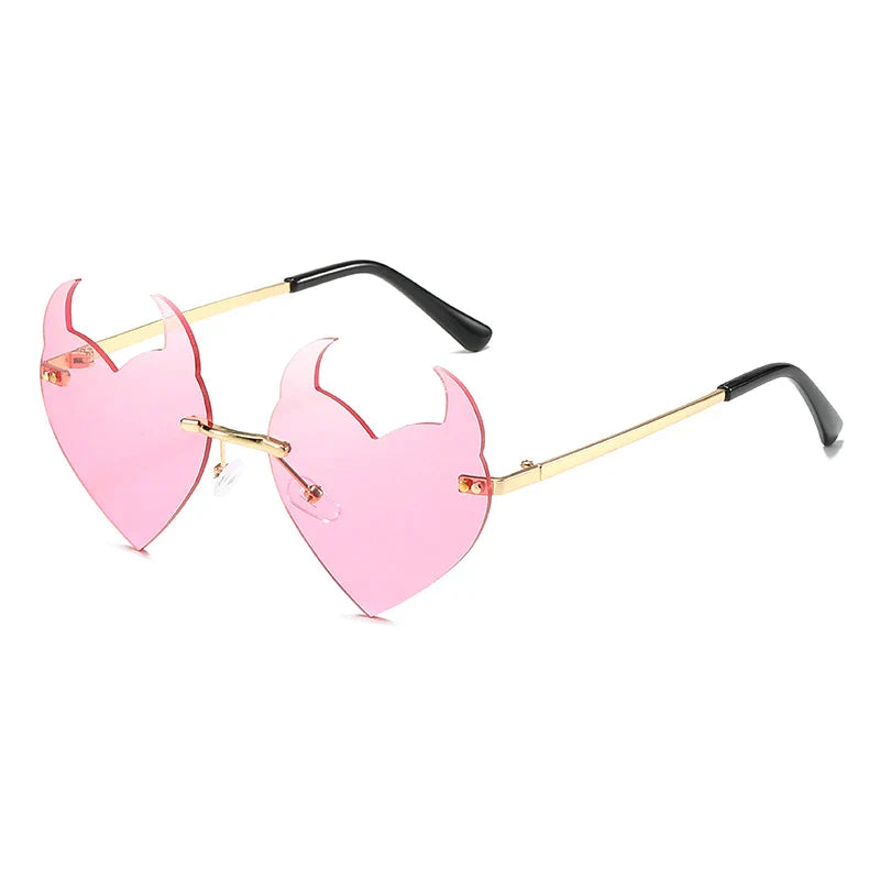 Lunettes de soleil carrées en gelée rose avec protection UV400