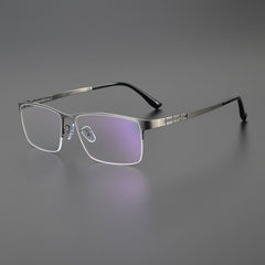 Egle Titanium Rectangle Glasses Frame