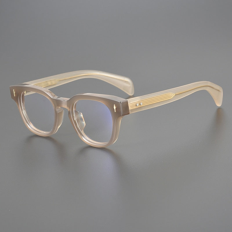 Eckige Vintage-Brillenfassung aus Acetat „Jasper“ 