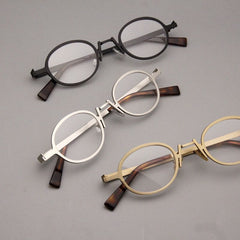 Alden Retro Alloy Glasses Frame