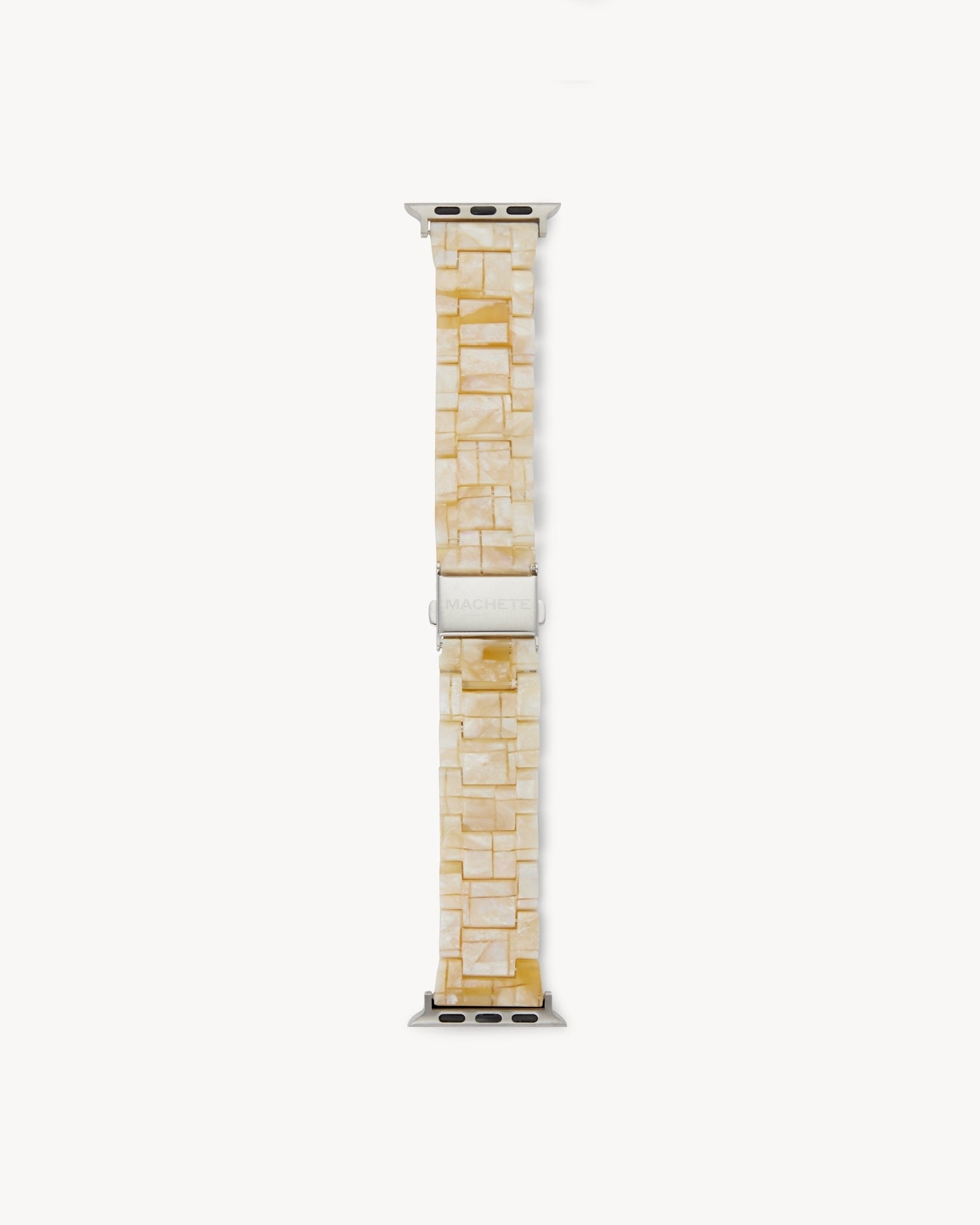 Apple Watch Band in Sea Shell Checker