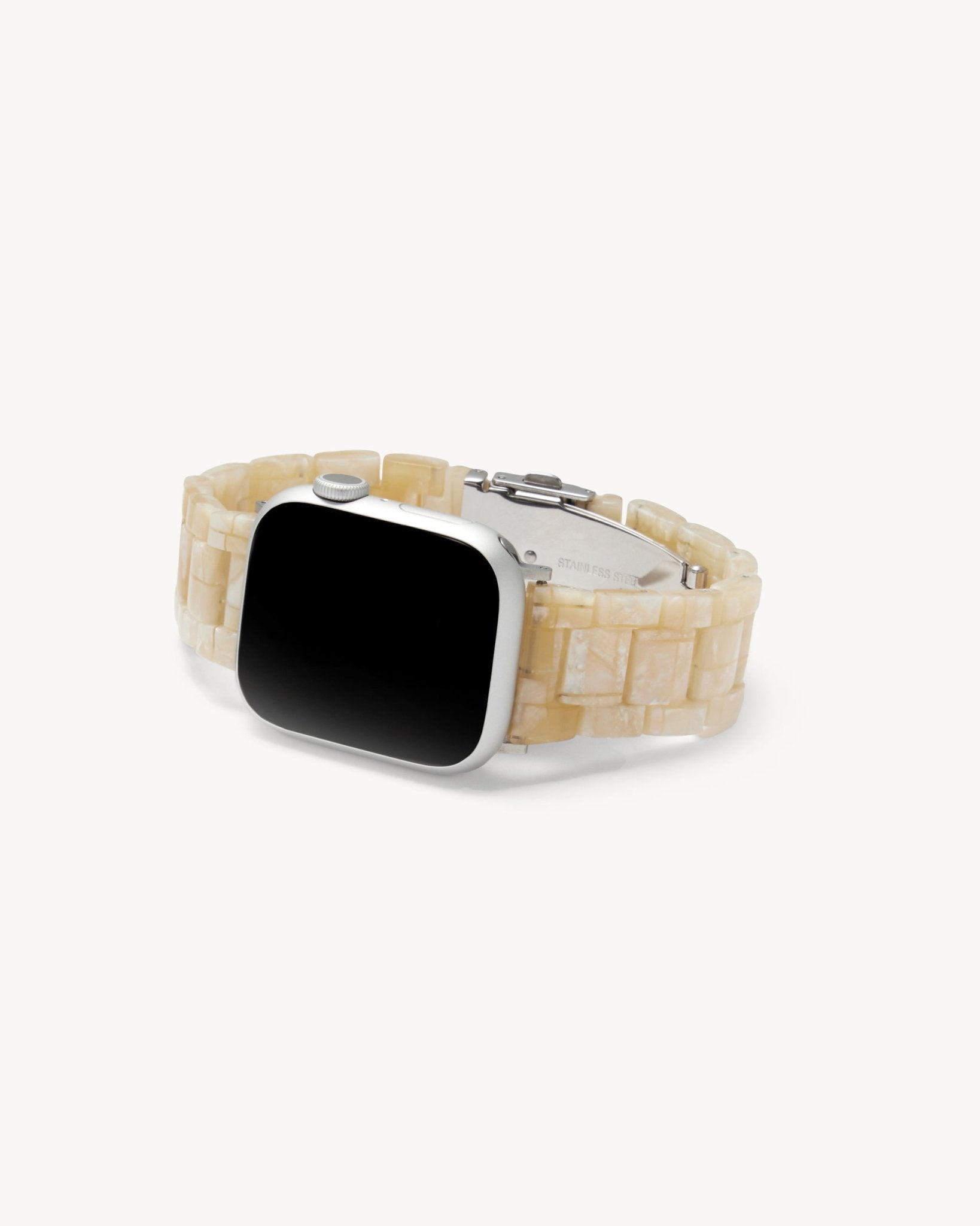 Apple Watch Band in Sea Shell Checker