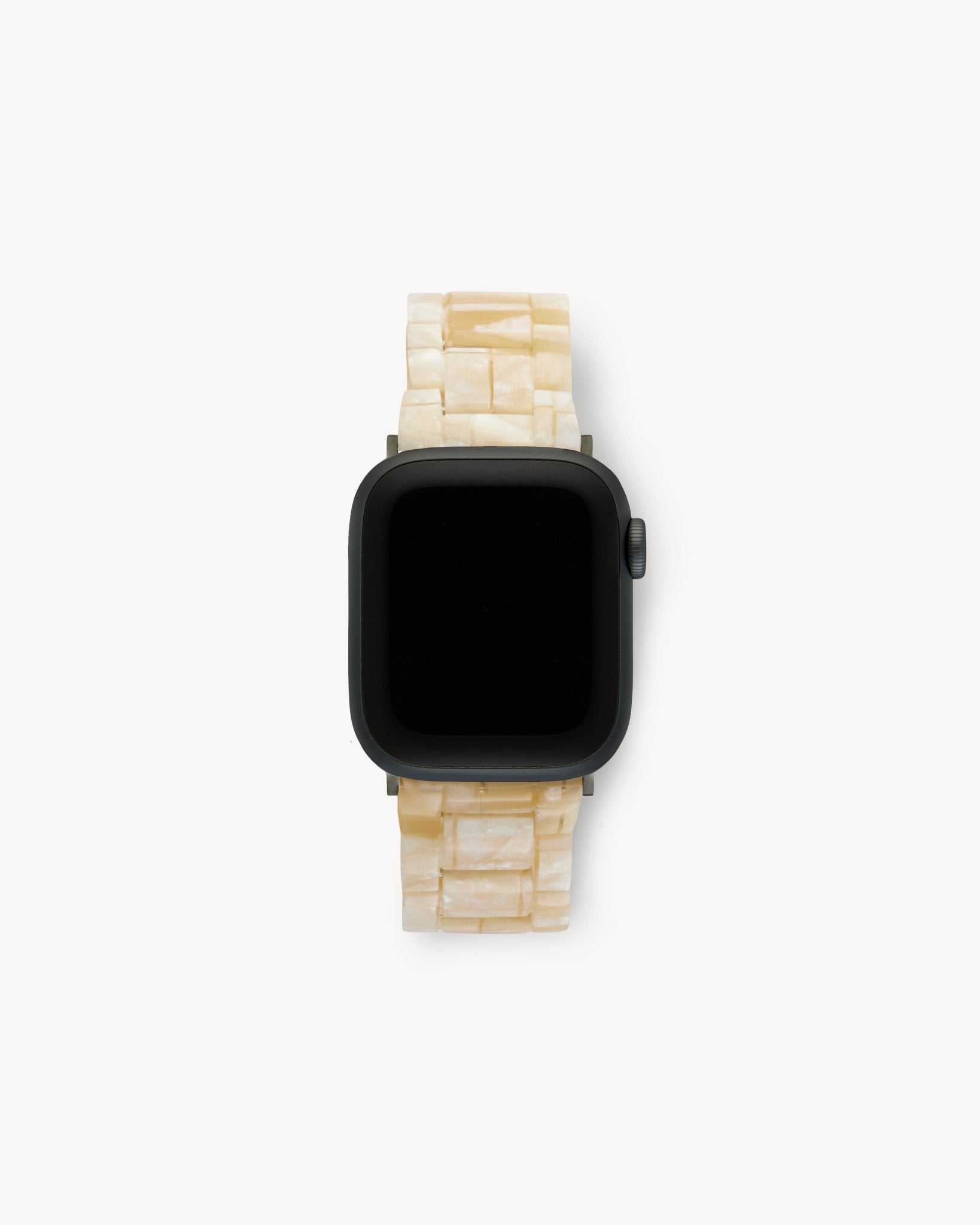 Apple Watch Band in Sea Shell Checker