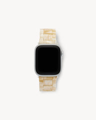 Apple Watch Band in Sea Shell Checker