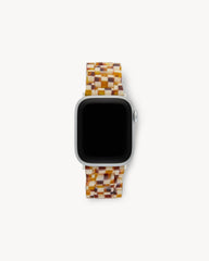 Apple Watch Band in Tortoise Checker