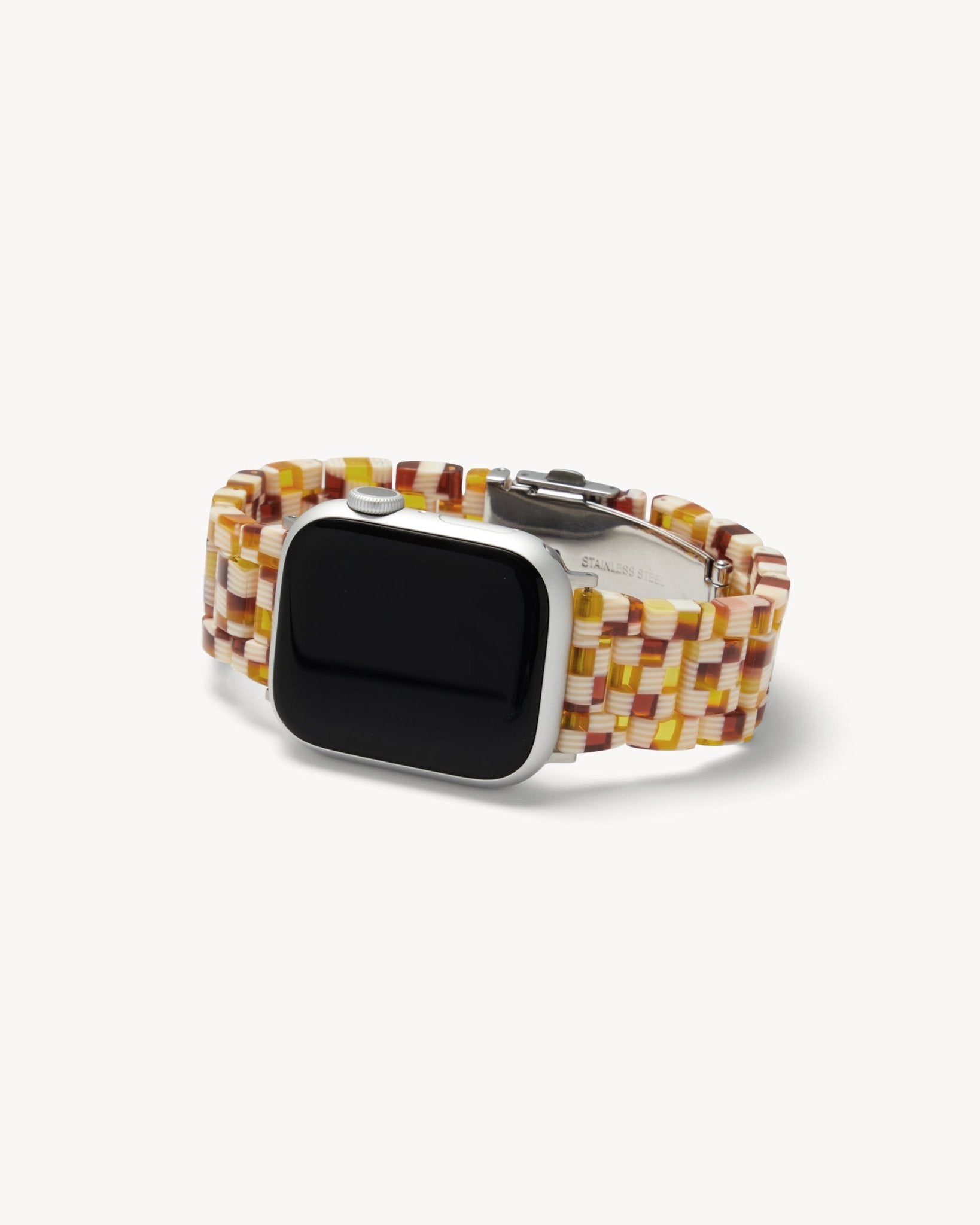 Apple Watch Band in Tortoise Checker