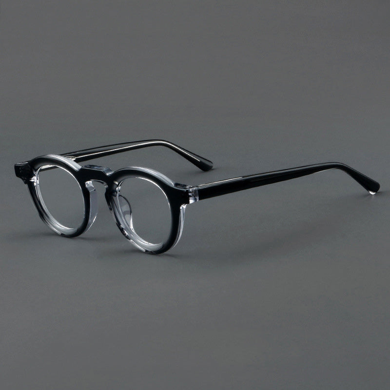 Gail Retro Round Acetate Glasses Frame