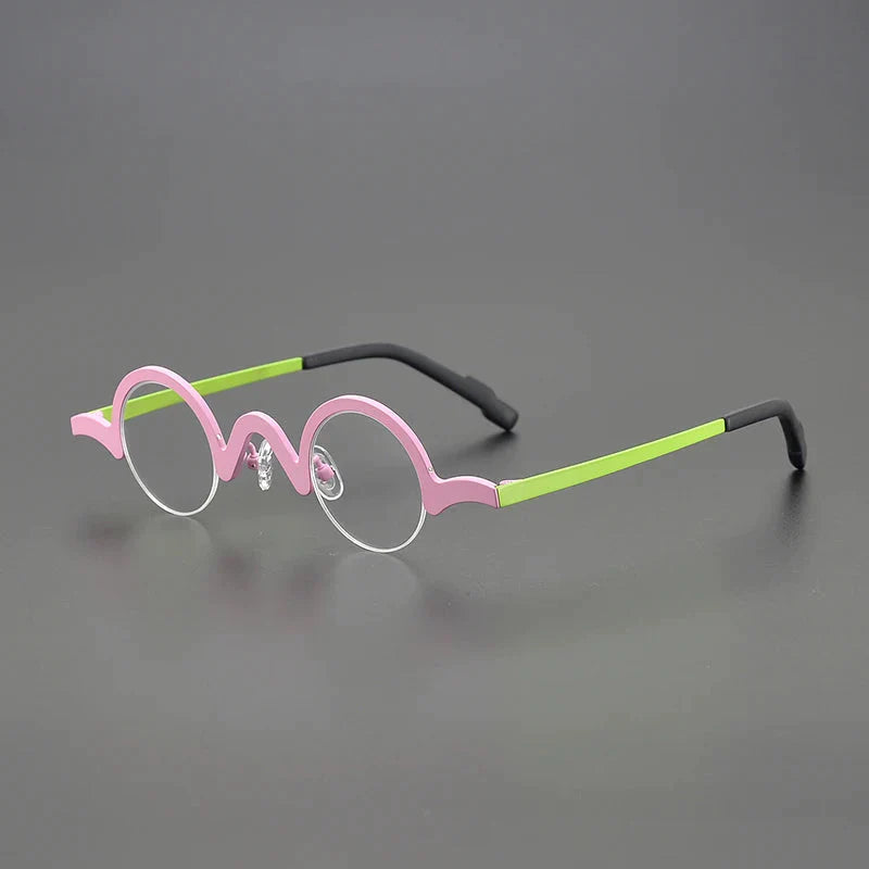 Monture de lunettes ronde en titane Beecher Small 