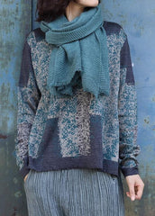 blue warm sold color women casual scarves