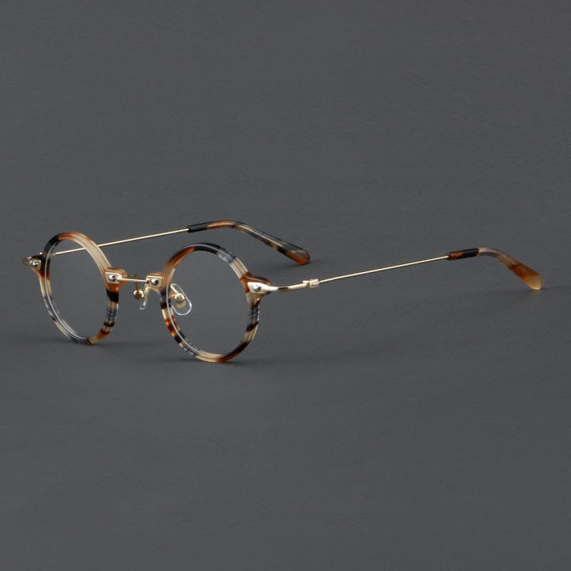 Monture de lunettes ronde en acétate vintage Botolf 