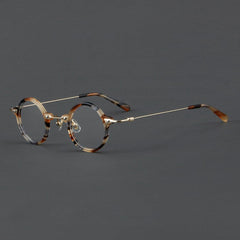 Monture de lunettes ronde en acétate vintage Botolf 