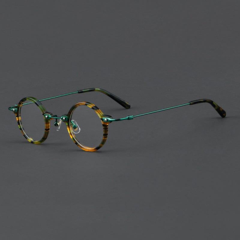 Monture de lunettes ronde en acétate vintage Botolf 