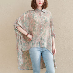 Abstract High Low Shirt