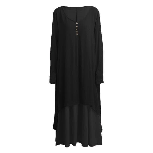 Robe asymétrique à double épaisseur Irene