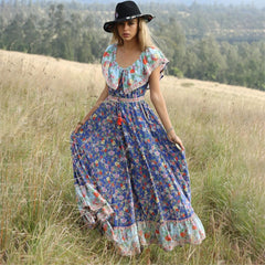 Robe fleurie Liberty Hippie Chic