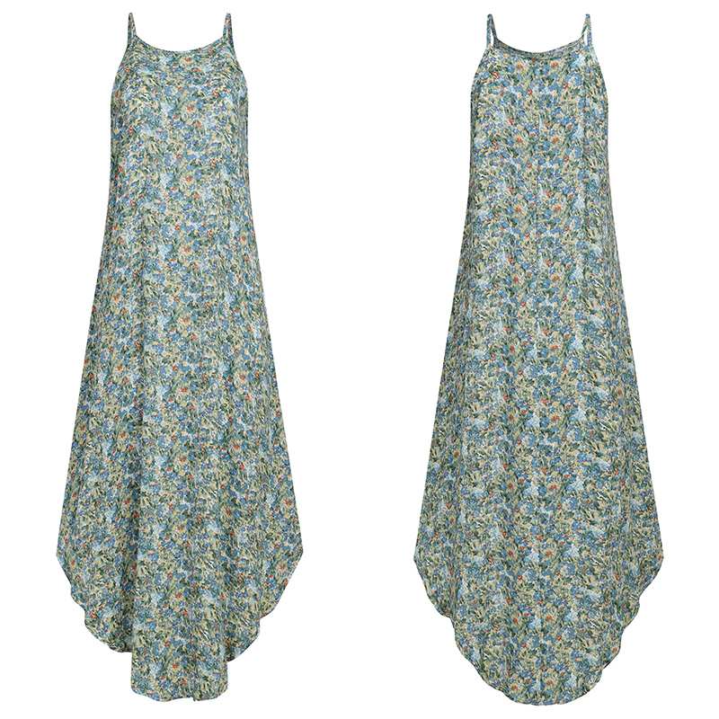 Robe d'été grande taille à imprimé floral bohème