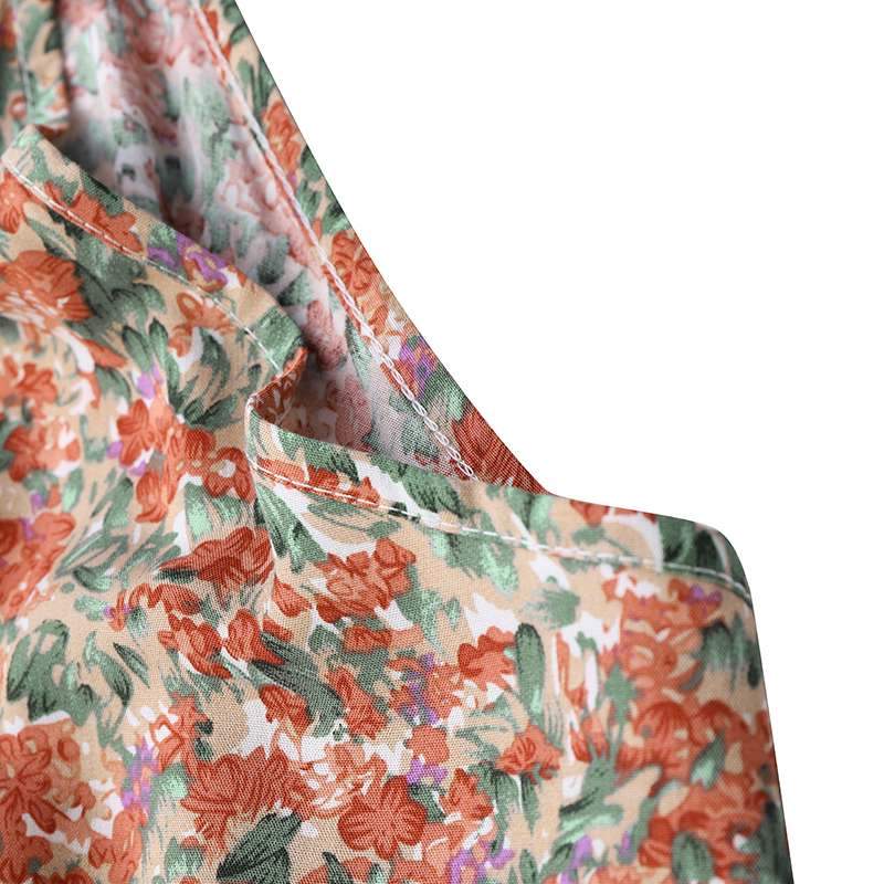 Robe d'été grande taille à imprimé floral bohème