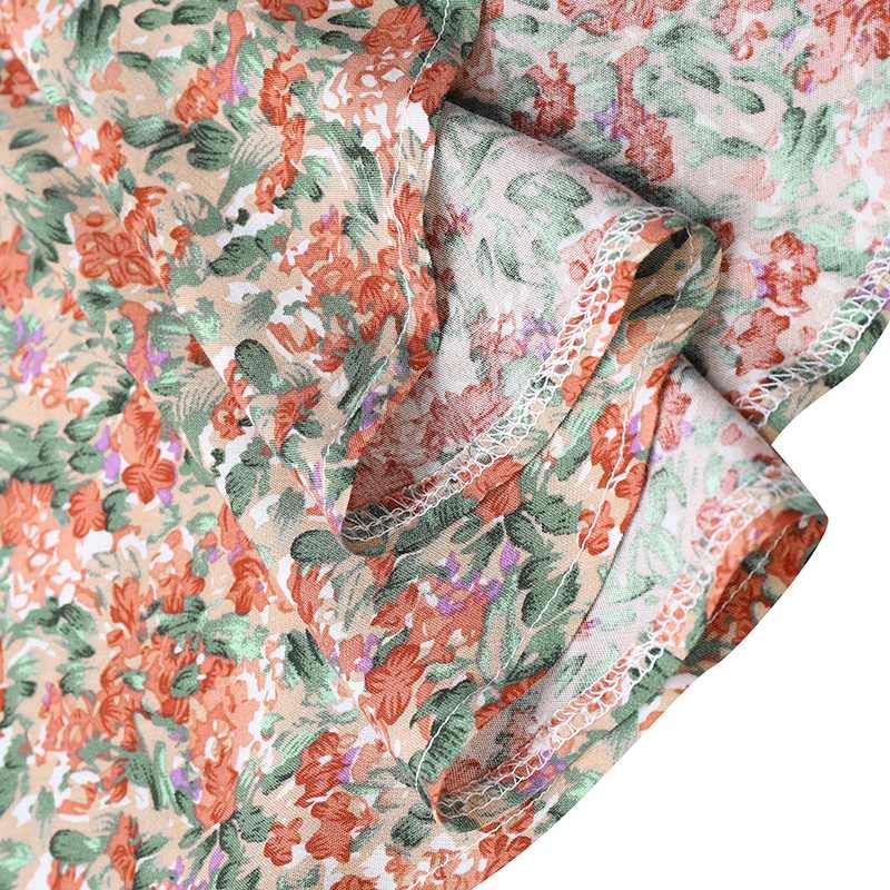 Robe d'été grande taille à imprimé floral bohème