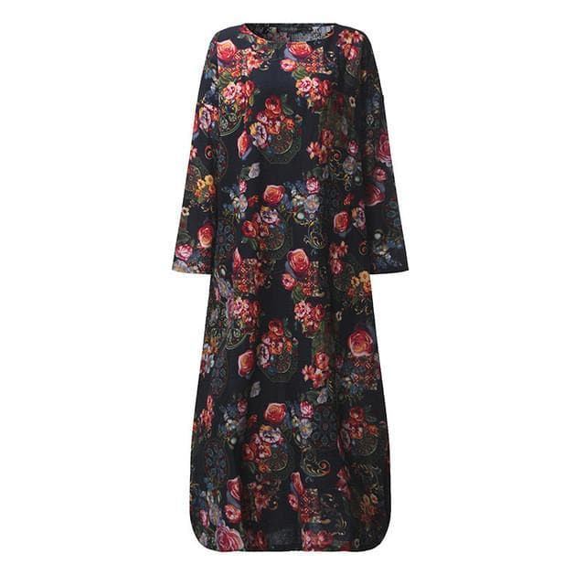 Flower Power Maxikleid