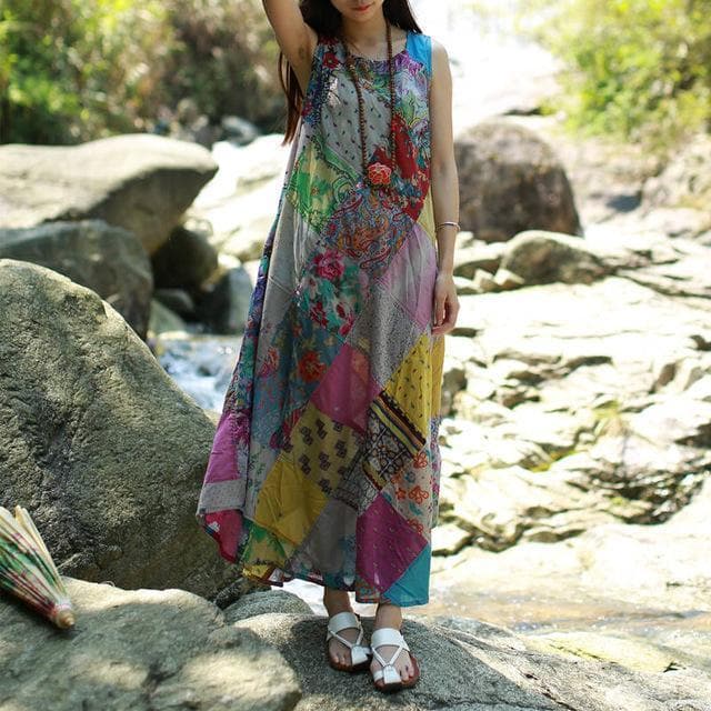 Robe hippie patchwork Sweet Dreams