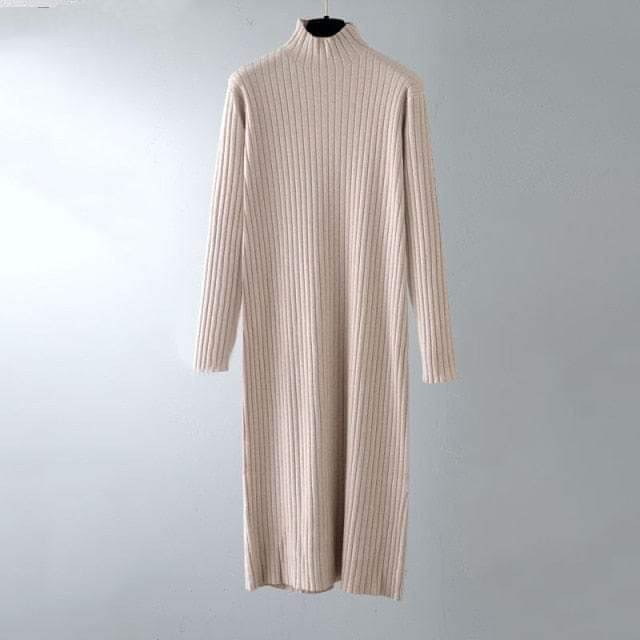 Robe en coton tricoté uni Jenna