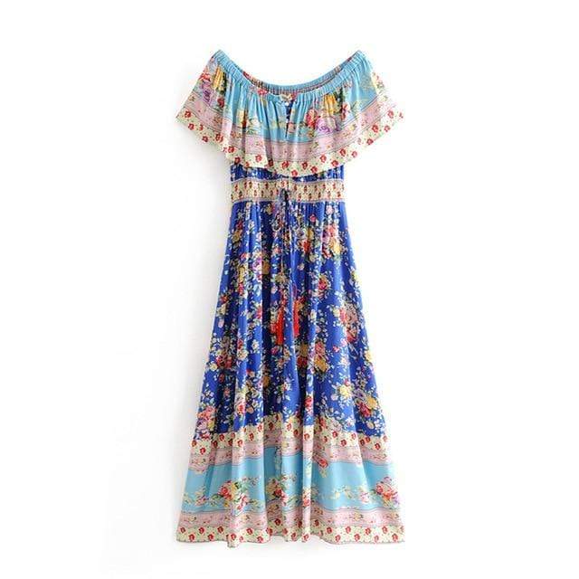 Robe fleurie Liberty Hippie Chic