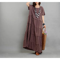 Loose Cotton and Linen Dress | Nirvana