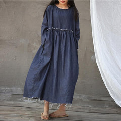 Robe en jean ample et décontractée | Zen