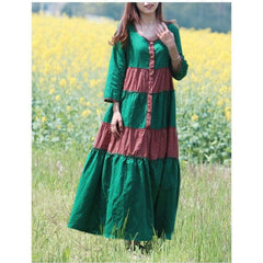 Franfreluche Bohemian Hippie Kleid