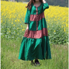 Franfreluche Bohemian Hippie Kleid