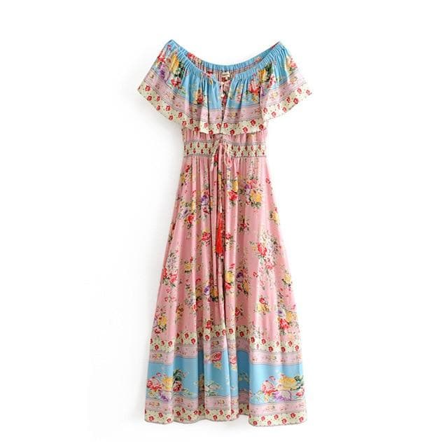 Robe fleurie Liberty Hippie Chic