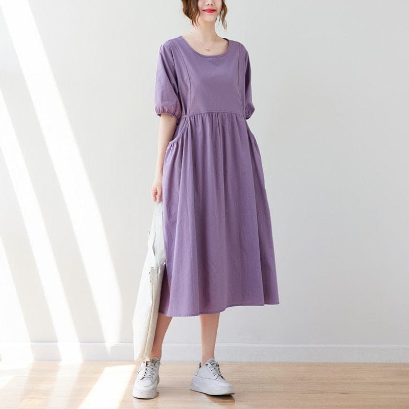 Aiko Lässiges A-Linien-Kleid