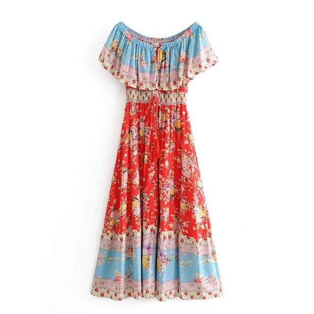 Robe fleurie Liberty Hippie Chic