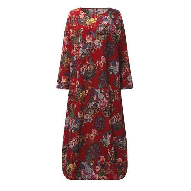 Flower Power Maxikleid