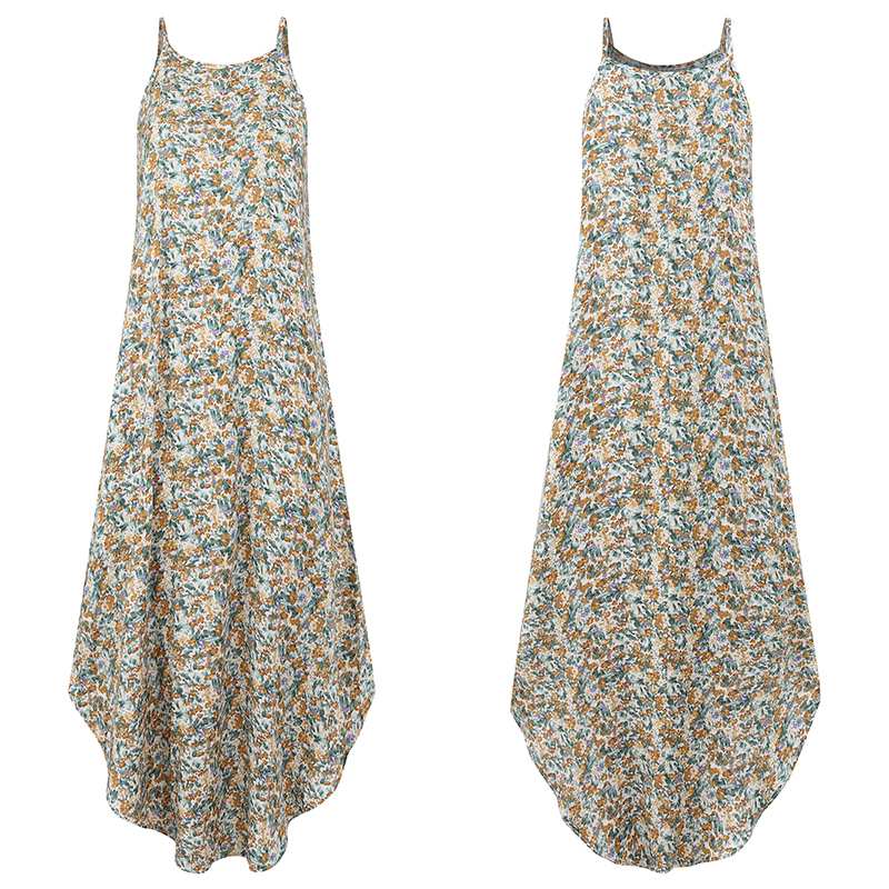 Robe d'été grande taille à imprimé floral bohème