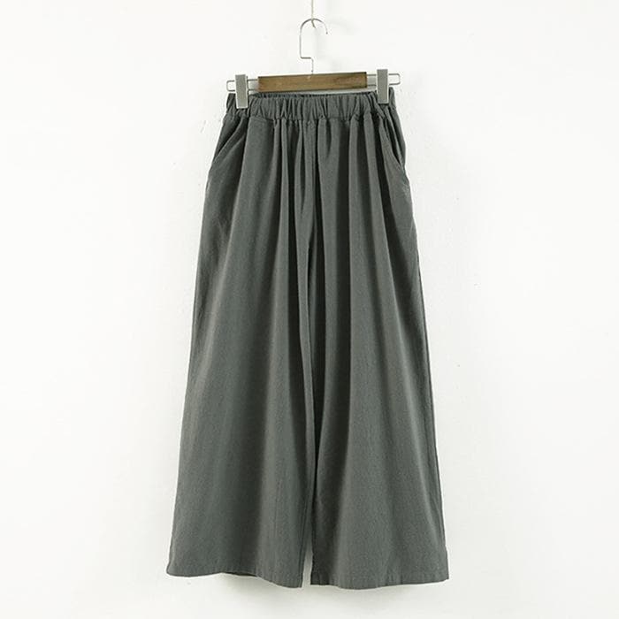 3/4 Length Cotton Linen Pants  | Zen