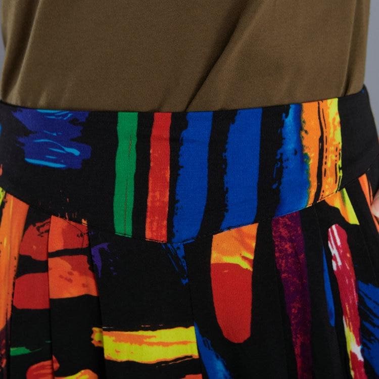 Pantalon Harem Coloré Art Abstrait