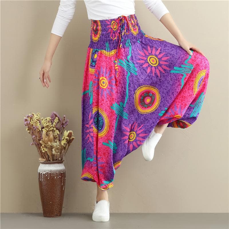 Tempting Peace Loose Harem Pants