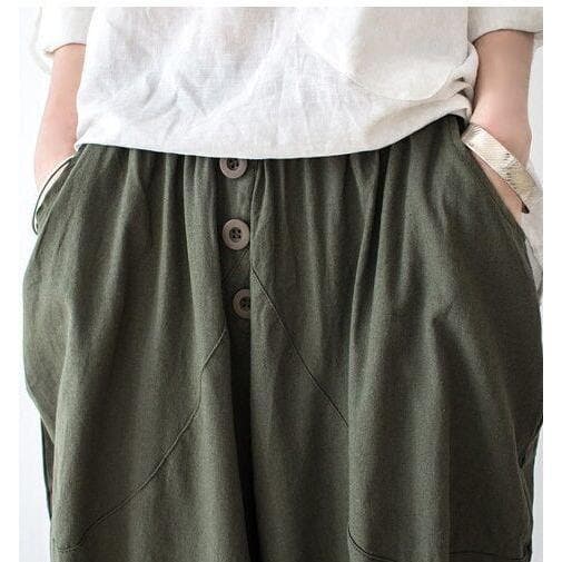 Lockere Leinenhose