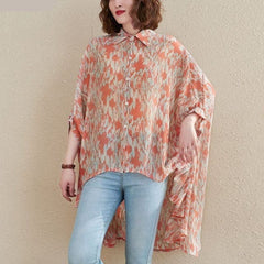 Abstract High Low Shirt