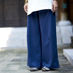 Pantalon Palazzo ample en lin fluide | Zen